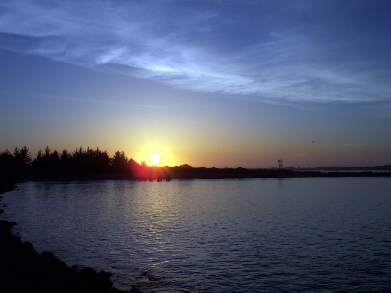 An Oregon Bay at Sunset