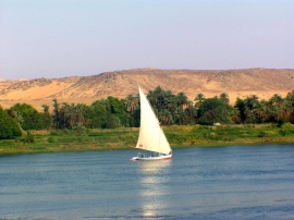 Ship on Nile