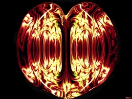 flaming heart