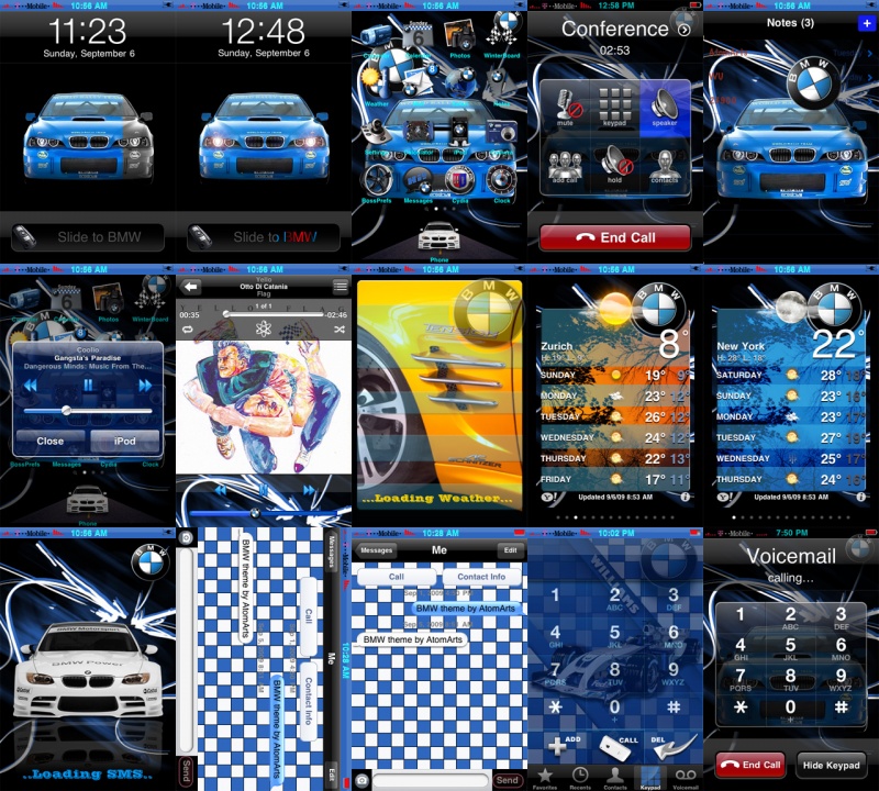 BMW iPhone theme