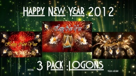 Happy New Year Logons 3pk