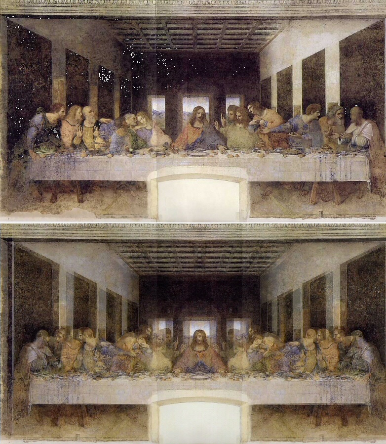 The last Supper Mirrored