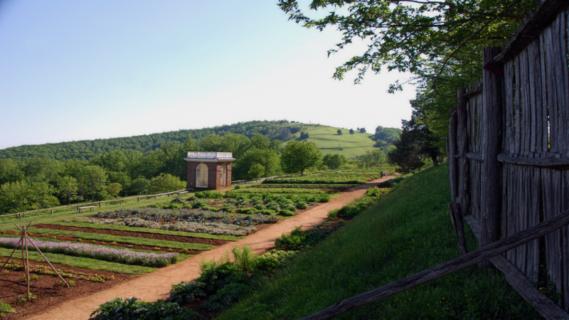 Gardens at Jefferson´s Monticello