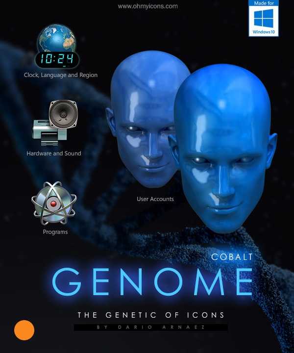GENOME - Cobalt - Windows 10 Icons