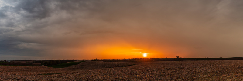 Sunset Iowa