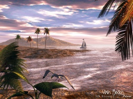Vixin Beach one hour before