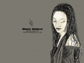 Black Widow Portrait