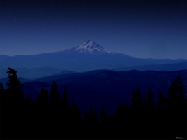 Twilight on Mt.Hood