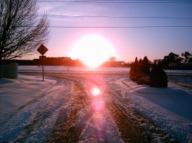 Perfect Winter Sunset