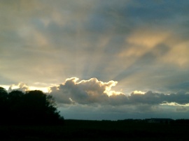 sun and cloud