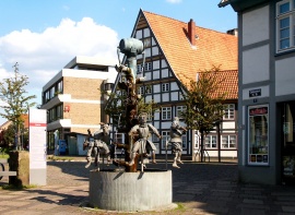 Chancellor-Fountain in Lemgo/Germany