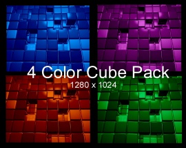 4 Color Cube Pack 