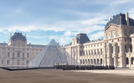 Early Morning at the Louvre