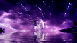 Reflections 5 Purple Storm Screen Saver