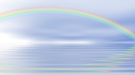 Rainbow Ocean Reflection