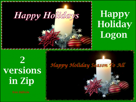 Happy Holiday Logon ( Screen )